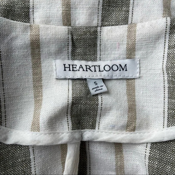 Heartloom  Striped Linen Blend Blazer - Picture 7 of 13